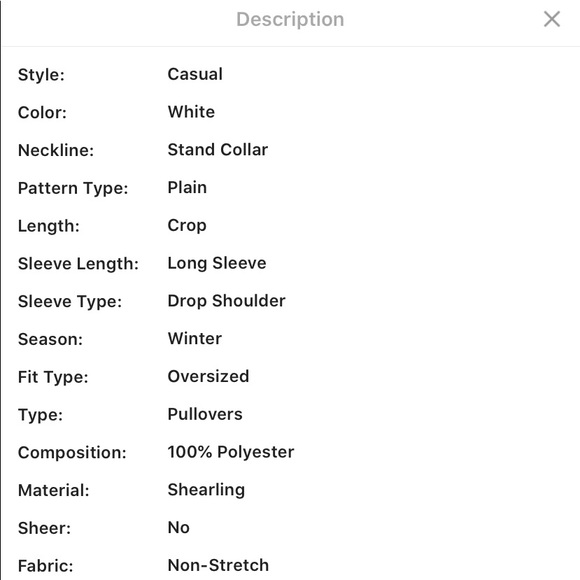 DROP SHOULDER TEDDY PULLOVER SWEATER - Picture 7 of 7